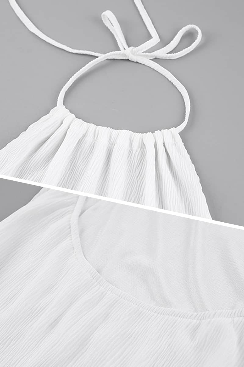 Open back slit slip dress
