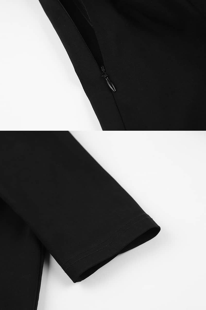 Slim fit hip wrap dress