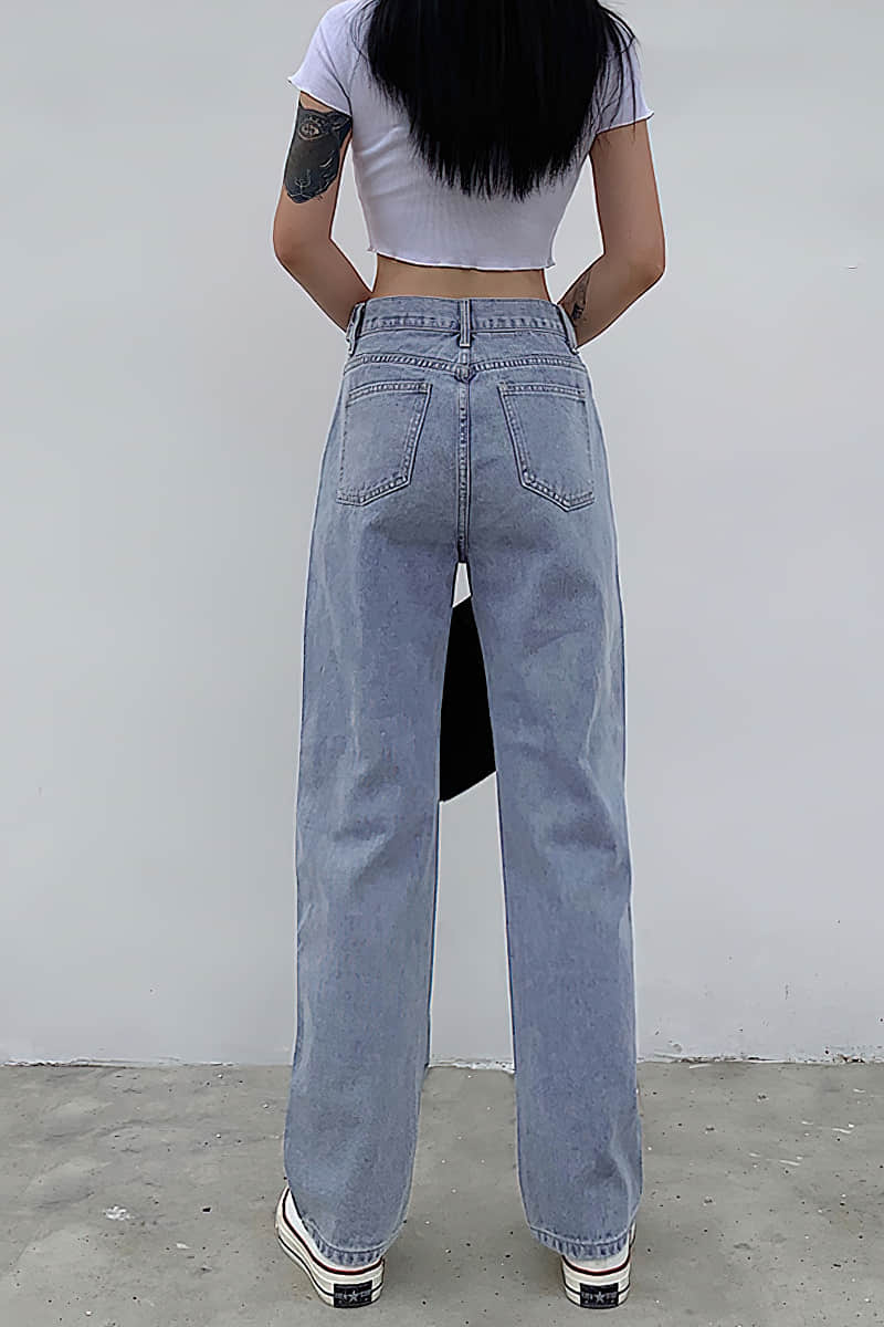 Women's featured sexy waist denim pants  | IFAUN