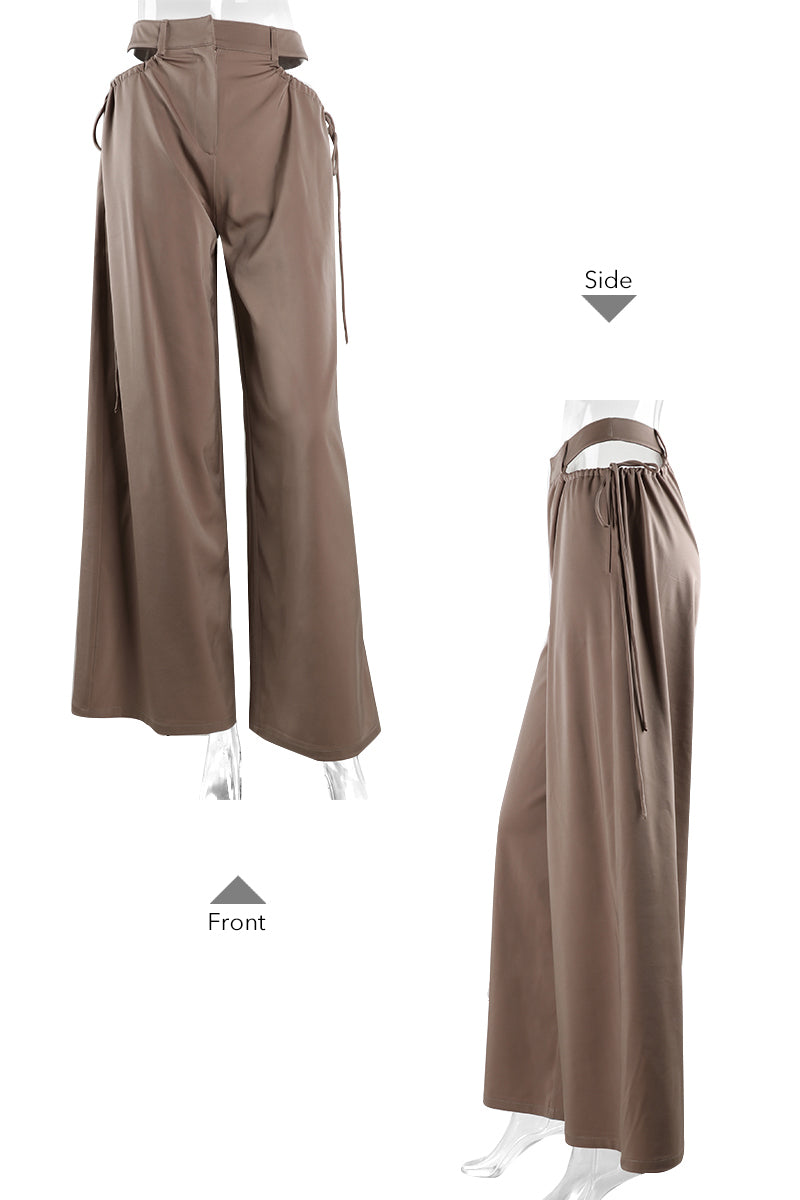 Women's straight leg loose casual pants  | IFAUN