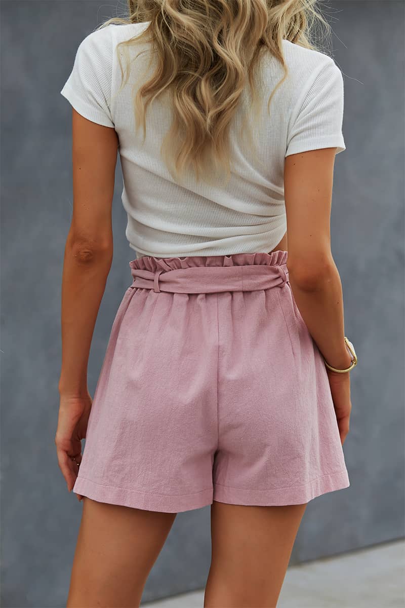 Women's leisure vacation straight pants shorts  | IFAUN