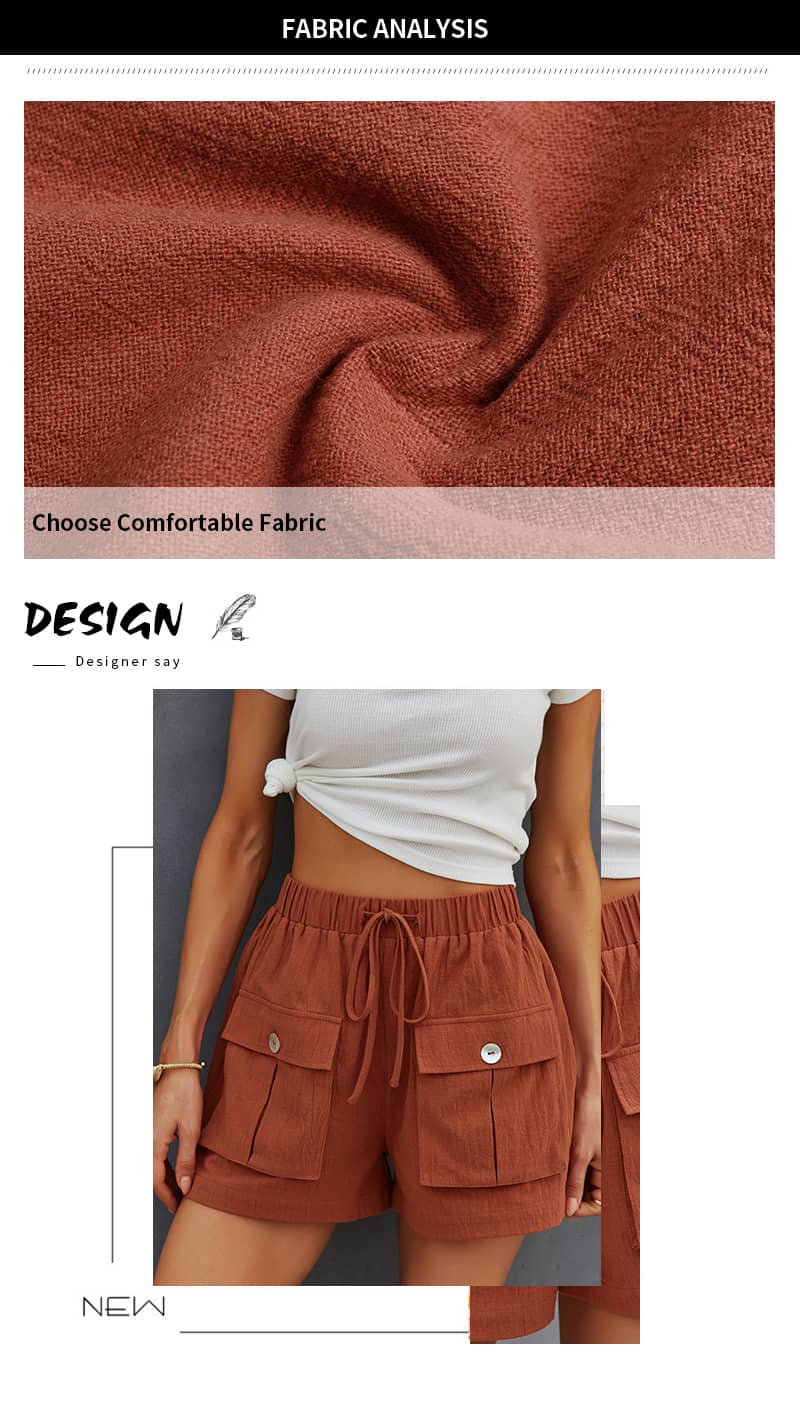 Women's wide-leg shorts summer hot pants  | IFAUN
