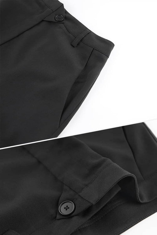 Slit high waist elegant commuter drape skirt