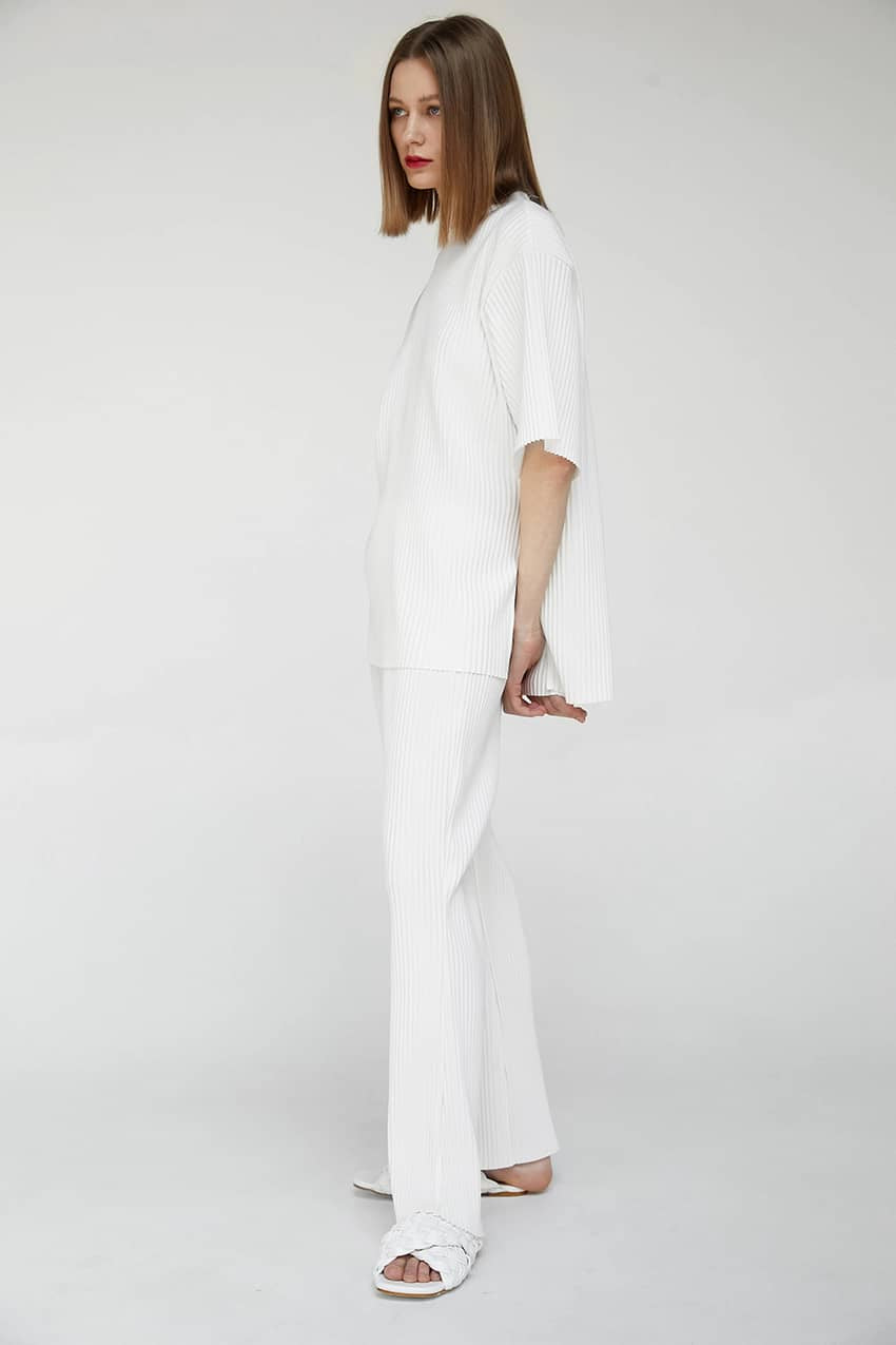 Women's T-shirt + wide-leg trousers casual suit  | IFAUN