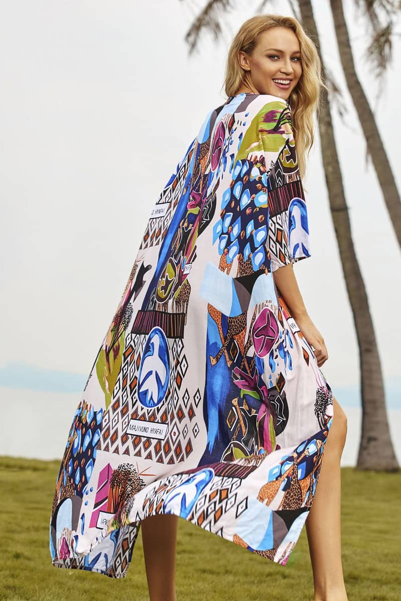 Bohemian cardigan sunscreen beachwear  | IFAUN