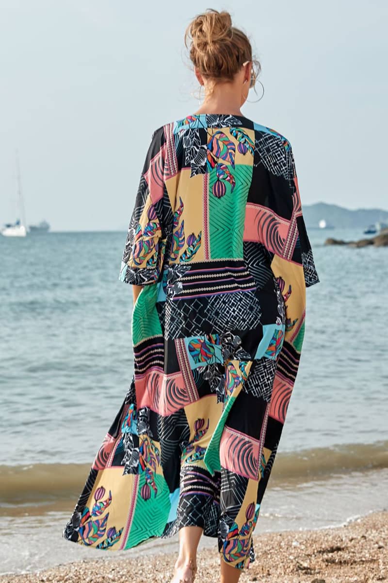 UPF Long Shirt Bohemian Cardigan  | IFAUN