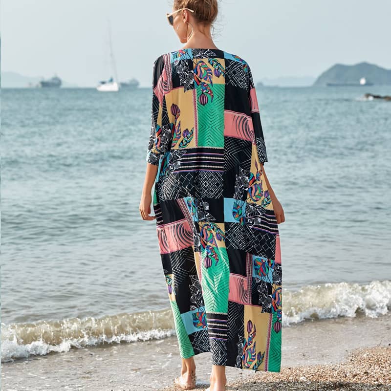 UPF Long Shirt Bohemian Cardigan One Size | IFAUN