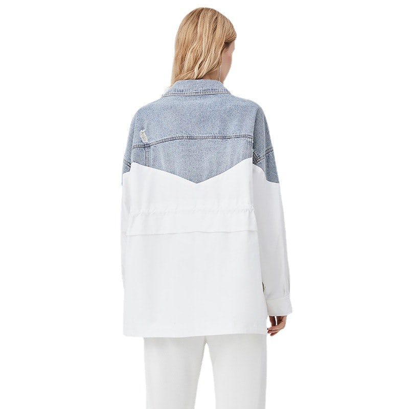 French-style commuter denim jacket