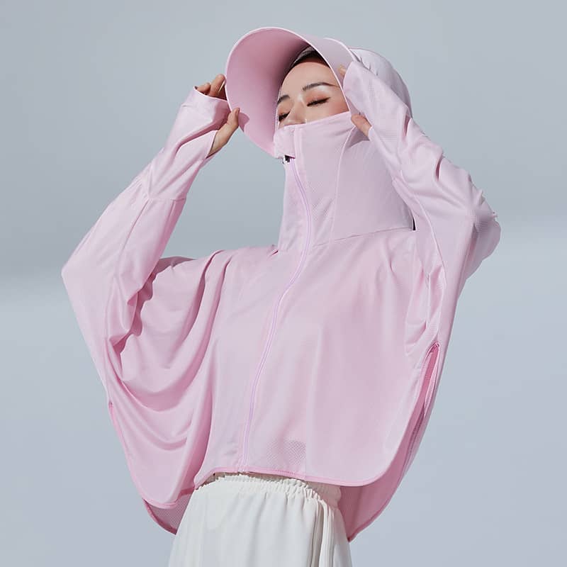 Women's UPF protection summer ice-silk cardigan